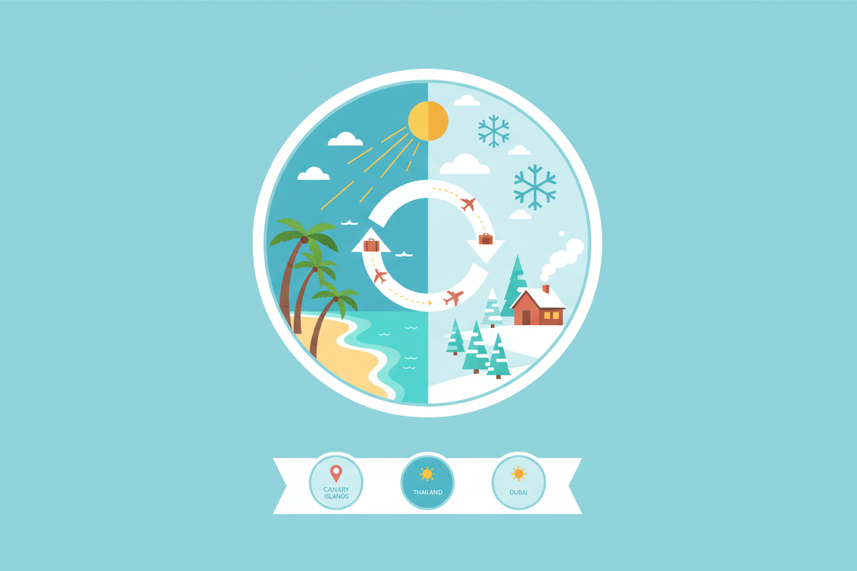 Zonvakantie in december: ontsnap aan de kou met deze zonnige locaties