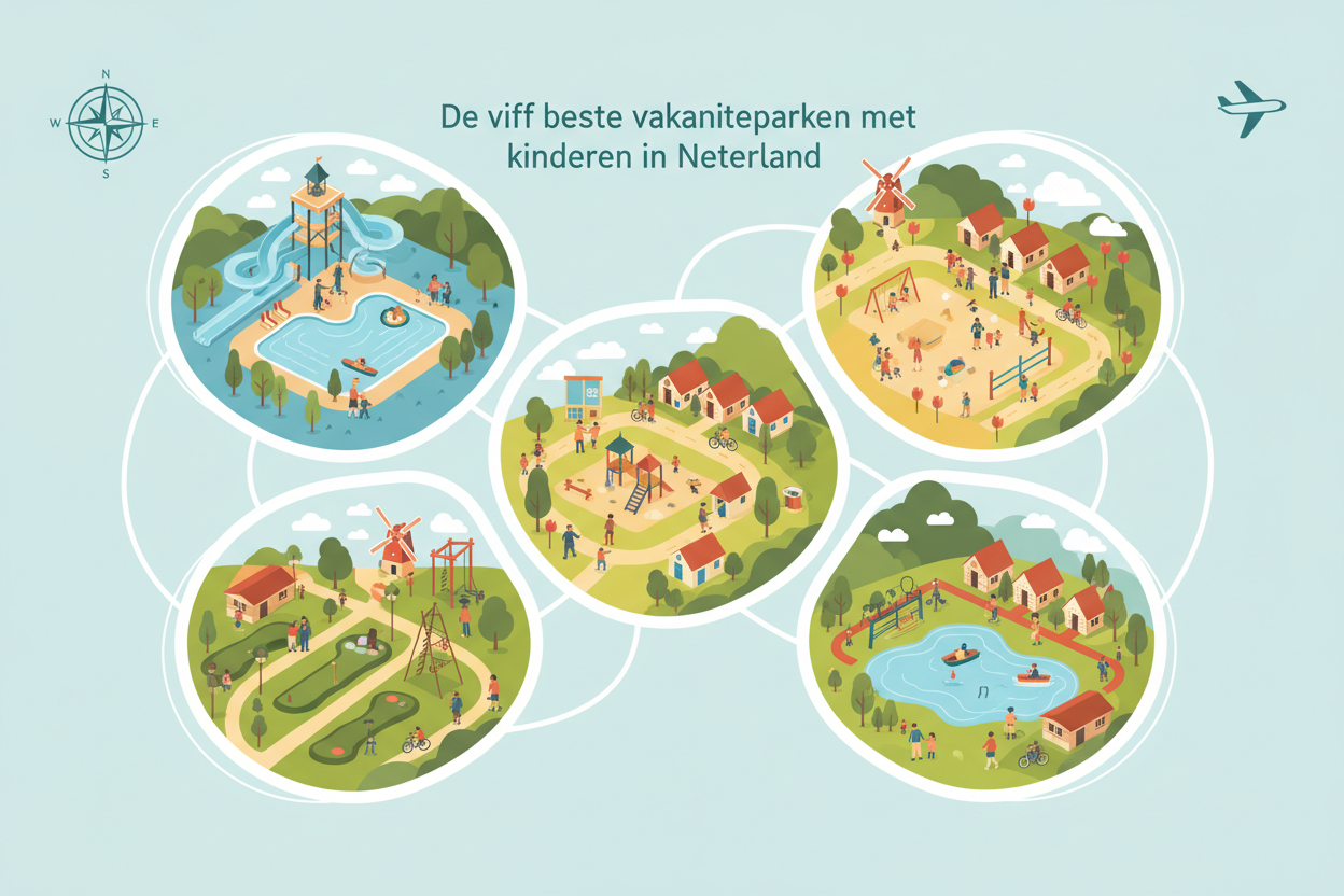 De vijf beste vakantieparken met kinderen in Nederland